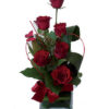 6 rose rosse