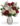 rose rosse e lisianthus