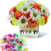 Bouquet di fiori e caramelle
