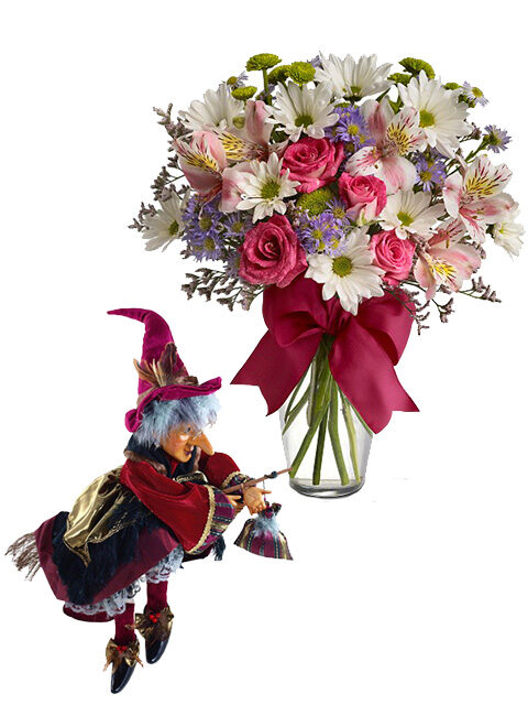 befana con bouquet beautiful