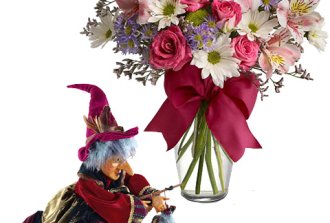 befana con bouquet beautiful